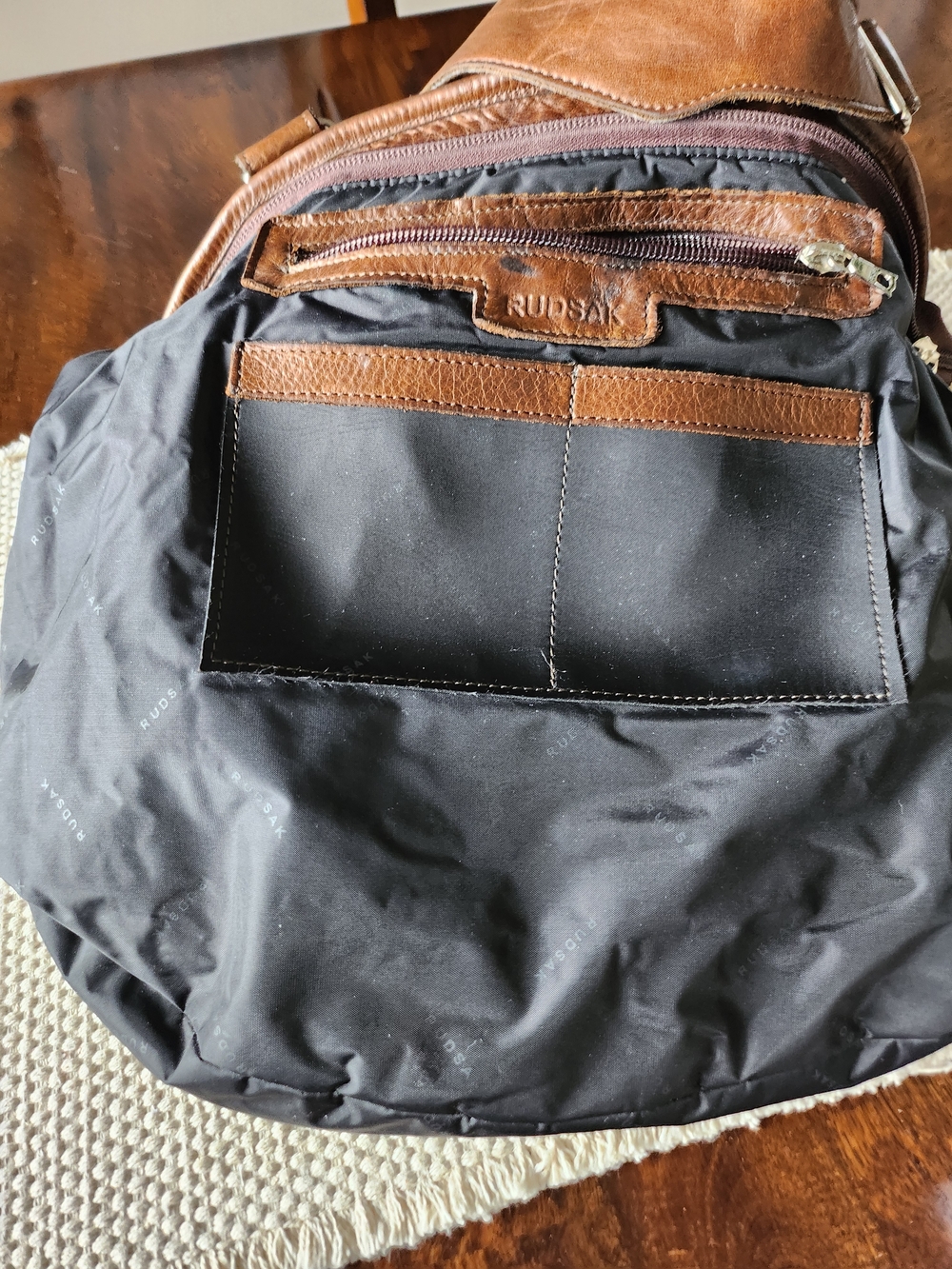 RUDSAK Brown Leather Hobo Bag - Picture 6 of 6
